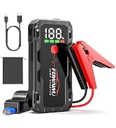 ジャンプスターター　12V車用 Amazon | FOWAWU ジャンプスターター 12v 車用 18000mAh 1500Aピーク